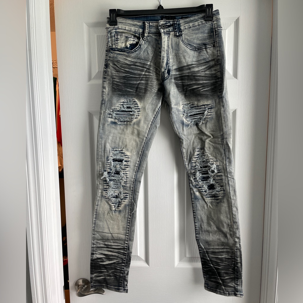 Destroyed Skinny Jeans Punk Destroyed Skinny Jeans Punk